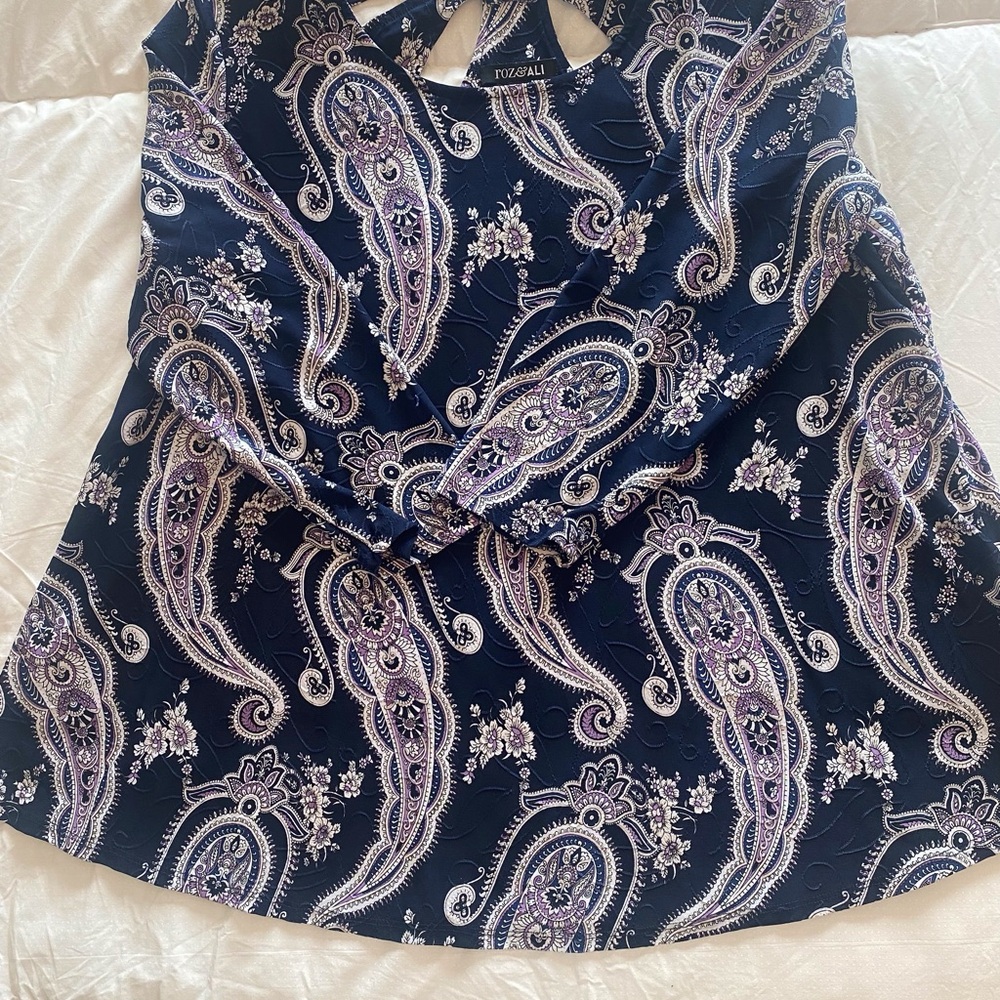 Paisley Long Sleeve Top